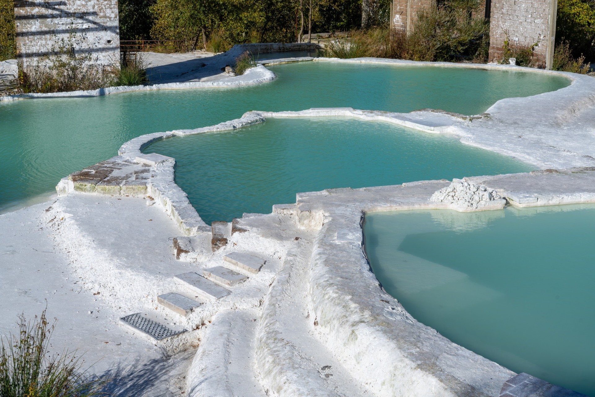 Vasca termale di Bagni San Filippo - terme san filippo